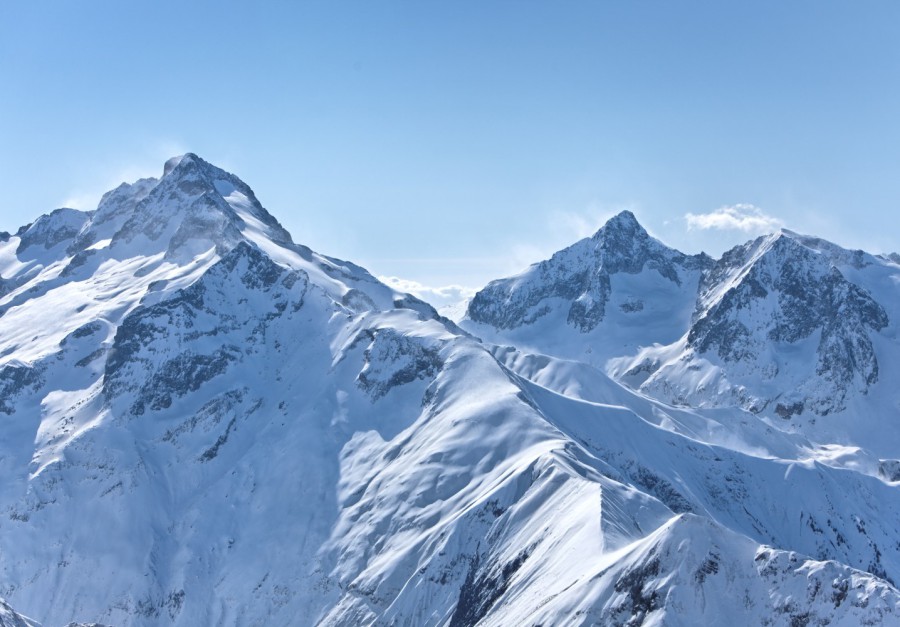 Bergtoppen in Les Deux Alpes